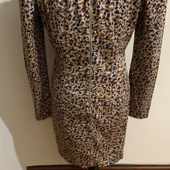 French Connection Animal Print Long Sleeve Dress - Picture 7 of 10